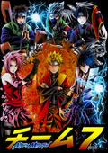 Naruto Team 7 Legendary Shinobi Attack Mission Wall Art | Premium Matte & Metal Poster by Steckefy